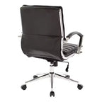 Chaise de bureau mi-hauteur en similicuir avec inclinaison verrouillable et soutien lombaire - OSP Home Furnishings