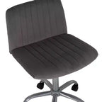 Chaise de bureau Linon Stratton grise