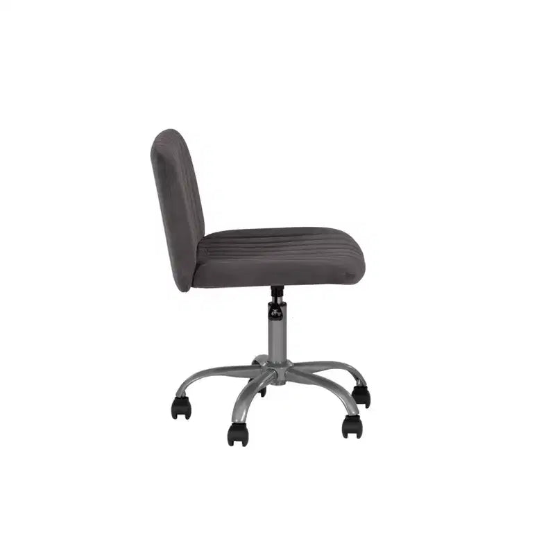 Chaise de bureau Linon Stratton grise