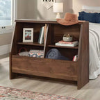 Sauder 32,2" Meuble de Rangement pour Pied de Lit Willow Place Grand Noyer