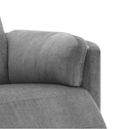 Fauteuil à assise active 40" Sagen en chenille anthracite - Acme Furniture : Fauteuil inclinable planeur moelleux, aucun assemblage requis