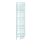 Breighton Home Étagère pliable en métal à 5 niveaux Xtra Storage de 146 cm, bleu écume de mer