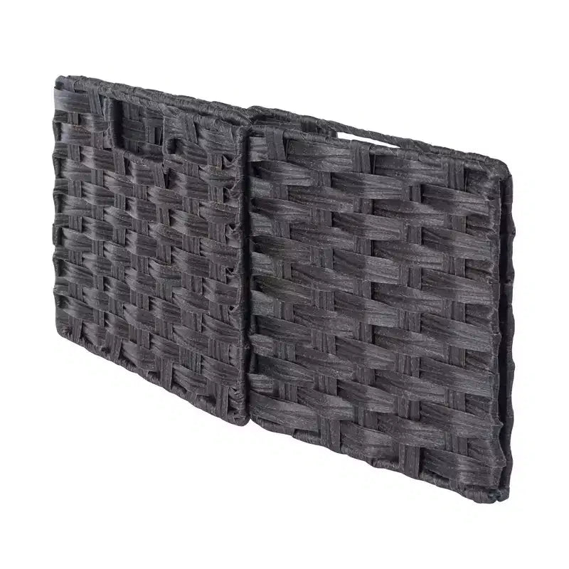 40,08" Étagère de Rangement Timothy 7 pièces avec Paniers Noir/Chocolat - Winsome : Style Transitionnel, Bois Composite, Assemblage Sans Outils