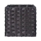 40,08" Étagère de Rangement Timothy 7 pièces avec Paniers Noir/Chocolat - Winsome : Style Transitionnel, Bois Composite, Assemblage Sans Outils
