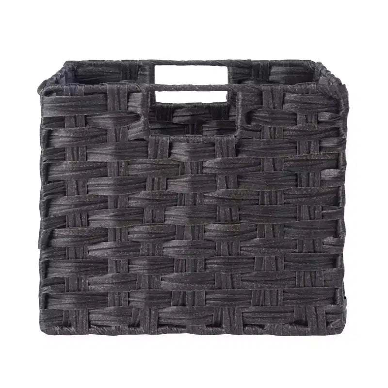 40,08" Étagère de Rangement Timothy 7 pièces avec Paniers Noir/Chocolat - Winsome : Style Transitionnel, Bois Composite, Assemblage Sans Outils