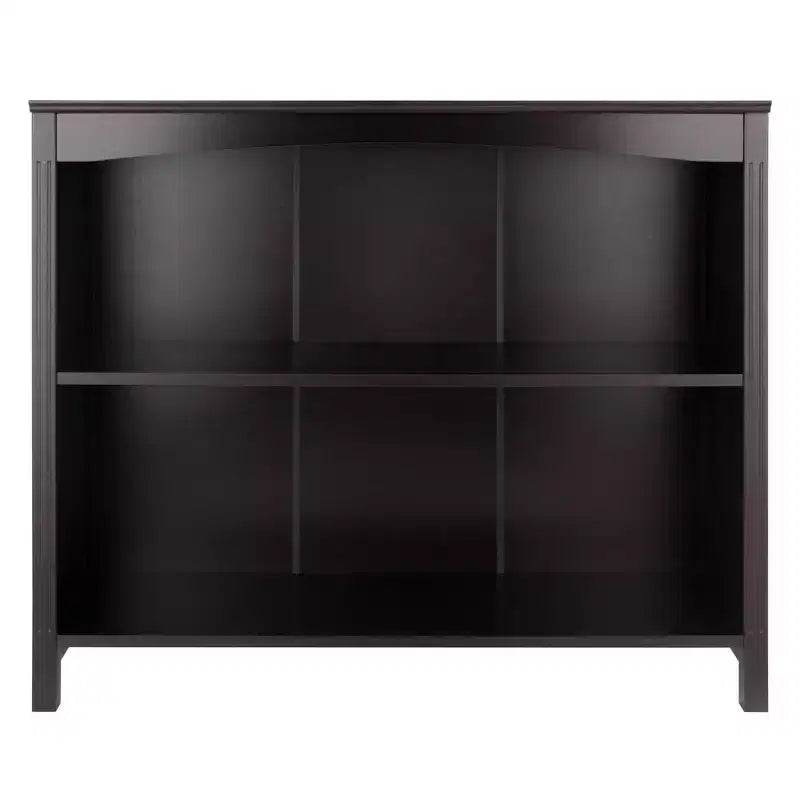 Étagère de rangement de terrasse 76 cm 4 pièces avec 3 petits paniers Espresso/Chocolat - Winsome : Présentoir de bureau à domicile