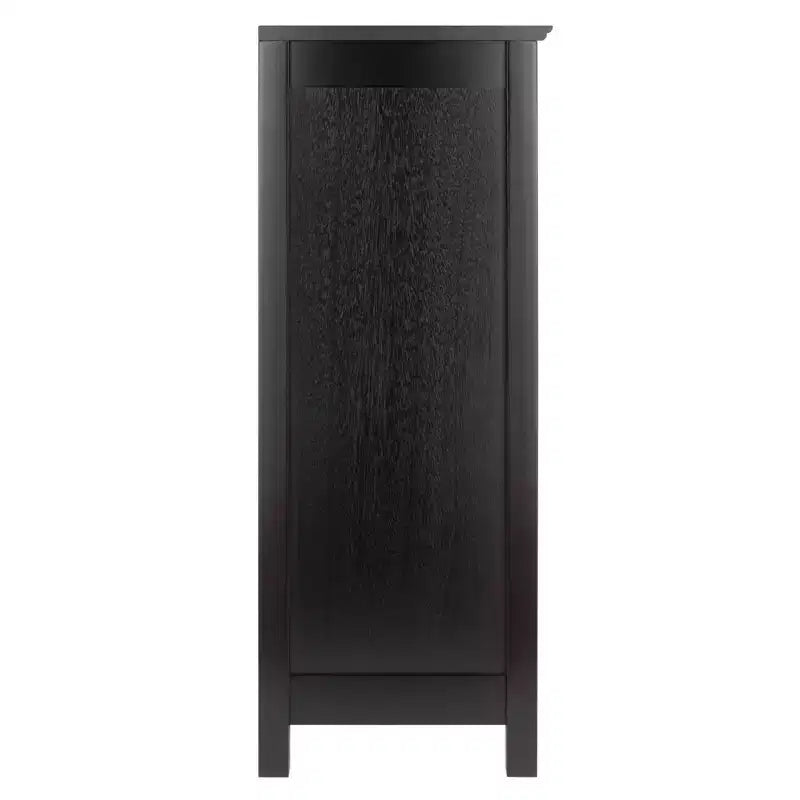 Étagère de rangement de terrasse 76 cm 4 pièces avec 3 petits paniers Espresso/Chocolat - Winsome : Présentoir de bureau à domicile