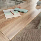Sauder Bergen Circle Raccord de pont pour bureau-table de 183 cm Acacia Kiln: Mobilier de bureau avec tiroir, style côtier