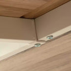 Sauder Bergen Circle Raccord de pont pour bureau-table de 183 cm Acacia Kiln: Mobilier de bureau avec tiroir, style côtier