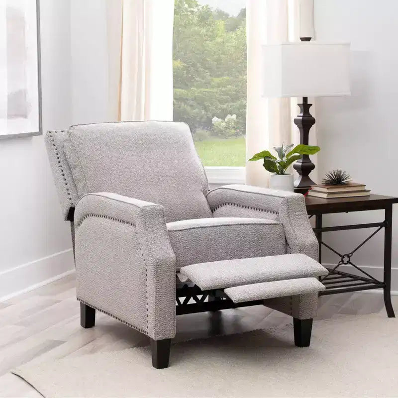Fauteuil inclinable Powell Ressler à dossier poussoir Coconut