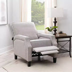 Fauteuil inclinable Powell Ressler à dossier poussoir Coconut