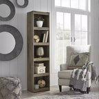 Signature Design by Ashley Trinell, 72,01 po, Brun : style moderne, 4 étagères ouvertes, composite de fibre de bois à densité moyenne (MDF)