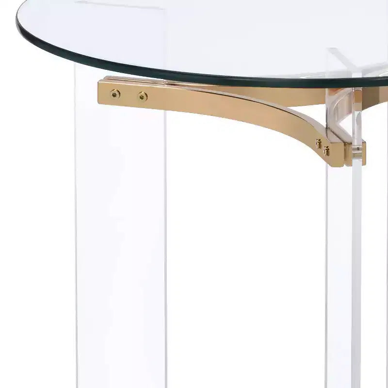 Table d'appoint Sosi 23" finition or - Acme Furniture