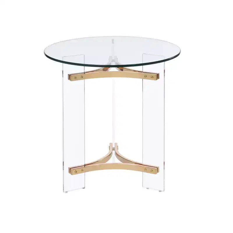 Table d'appoint Sosi 23" finition or - Acme Furniture