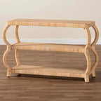 Console 3 Niveaux Dalida Rattan bali & pari Naturel