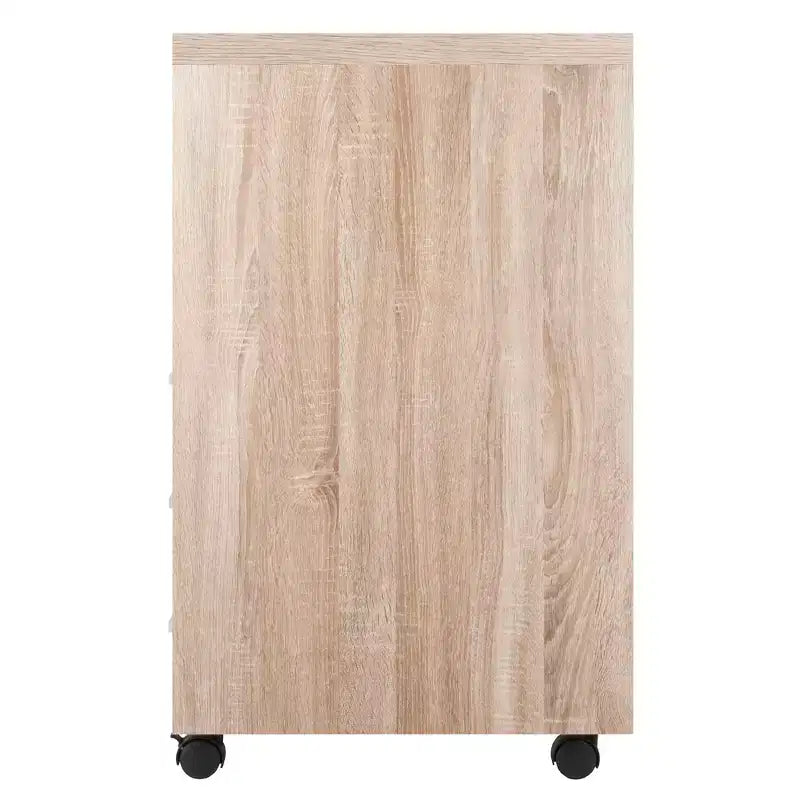 Winsome Kenner Mobile 3 tiroirs Meuble de rangement en bois : Bureau à domicile, roulettes verrouillables, bois composite