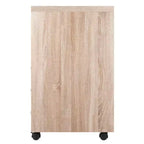 Winsome Kenner Mobile 3 tiroirs Meuble de rangement en bois : Bureau à domicile, roulettes verrouillables, bois composite
