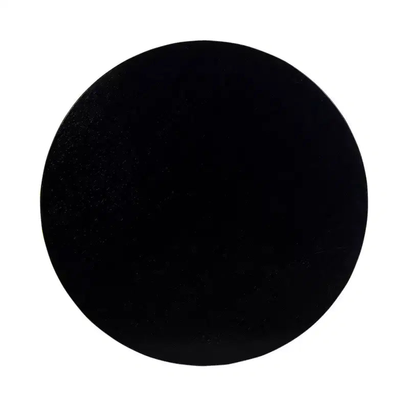 Table d'appoint East at Main Round Crisscross Base Accent noire : Bois de manguier, 17,9 po de haut, 35,9 po de large