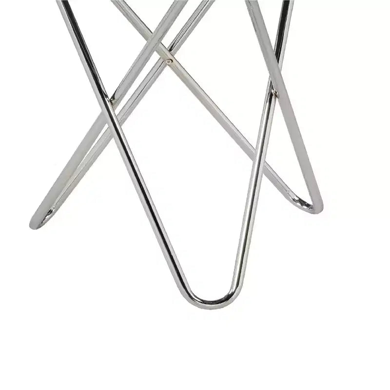 Table d'appoint Amanda de Brassex, argentée
