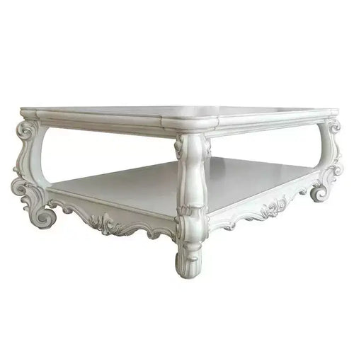 Acme Furniture Versailles Coffee Table Bone White