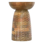 Table d'appoint en bois Willis naturel - WyndenHall : style Mid-Century, bois de manguier, résistant aux rayures