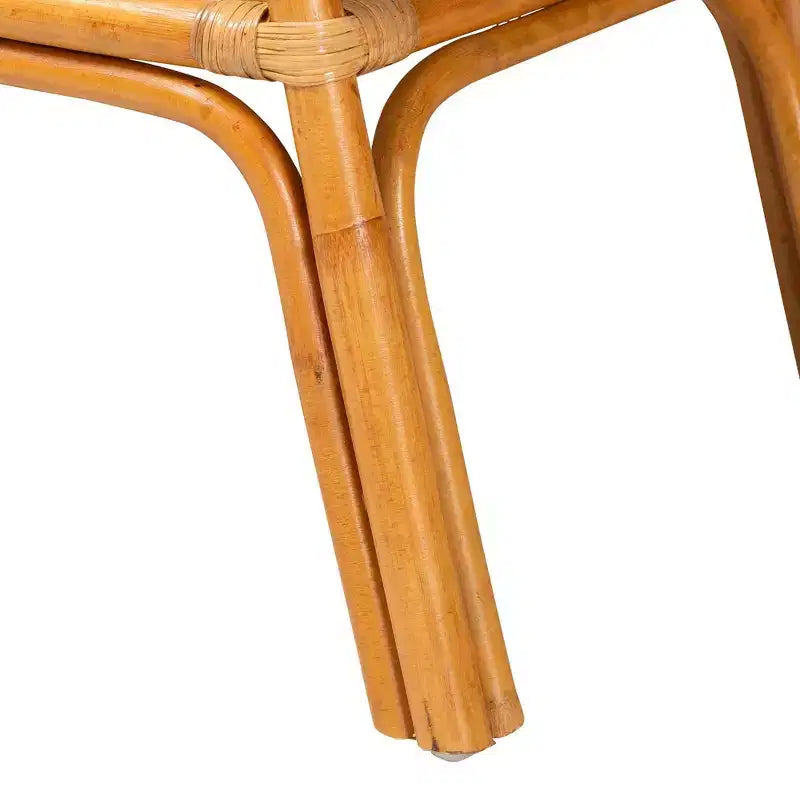 bali & pari Nayana Console 2 niveaux en rotin naturel miel clair : Fait main, Aucun assemblage requis, Style bohème