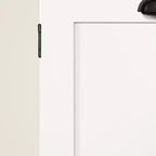 Armoire de rangement 2 portes Farnel Blanc pur – South Shore : Style campagnard, Tablettes ajustables