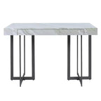 Rohde Contemporary Table Console 1 Tiroir Gris/Métal Gomme - miBasics