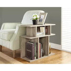 Table d'appoint – Aspect bois recyclé – EveryRoom : Style contemporain, 6 étagères, pour salle familiale