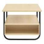24/7 Shop At Home Table basse contemporaine Songcraft 36 po avec 1 tiroir et étagères, érable clair : Salon, Rectangulaire, MDF