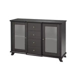 Brassex Elijah Armoire de rangement cerisier foncé