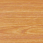 Console Danya B. Saarinen plateau verre chêne doré : stratifiée, cadre métallique, verre trempé, étagère de rangement