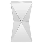 Table d'appoint miroir multi-facettes contemporaine Rebecca - Baxton Studio