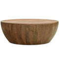 Keystone Drum Coffee Table Natural - WyndenHall