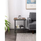 Table d'appoint Newport Gris/Naturel - Boraam