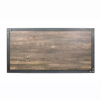 Lot de 2 tables basses et d'appoint industrielles Felcor Noyer foncé/Noir - miBasics