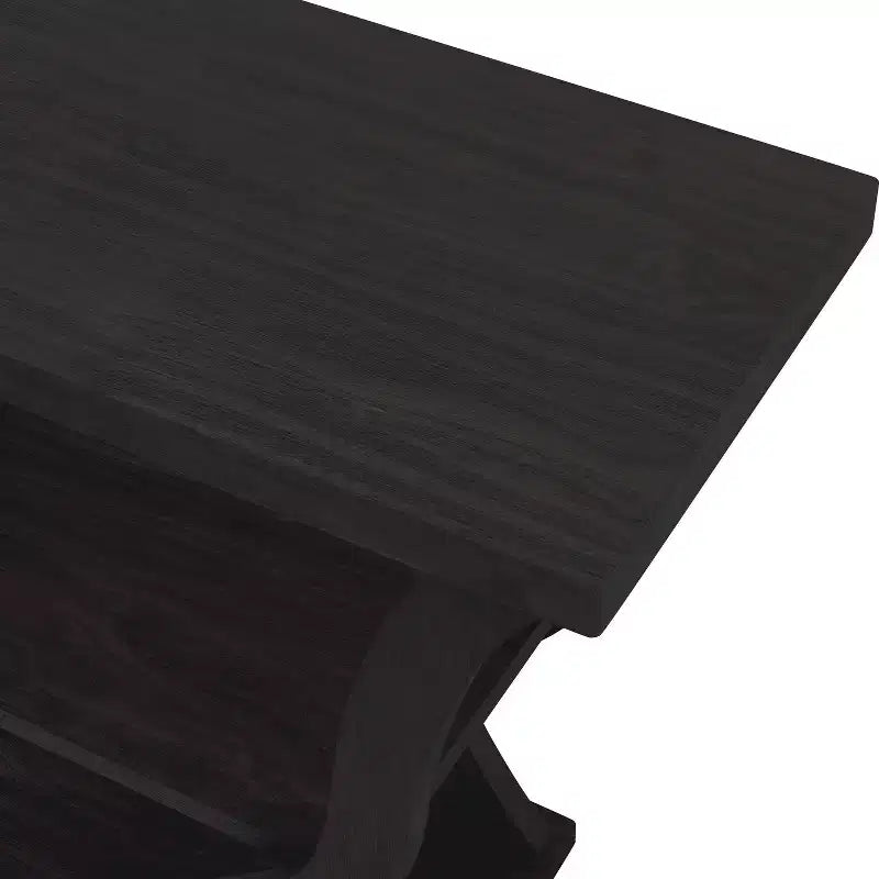 24/7 Shop At Home Table console de rangement transitoire Niccila 39 po Espresso