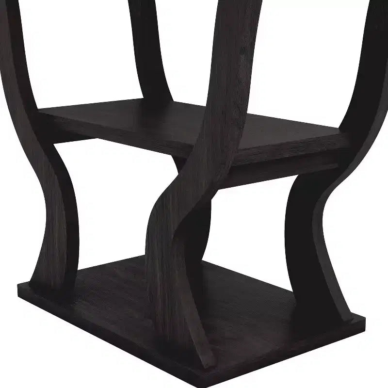 24/7 Shop At Home Table console de rangement transitoire Niccila 39 po Espresso