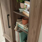 Sauder Homeplus Armoire de Rangement 2 Portes Chêne Salé