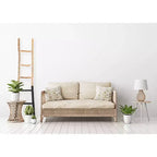 Échelle décorative en bois Storied Home pour couvertures, noire : aucun assemblage requis, accent décoratif, porte-serviettes, cadre en bois, 5 barreaux