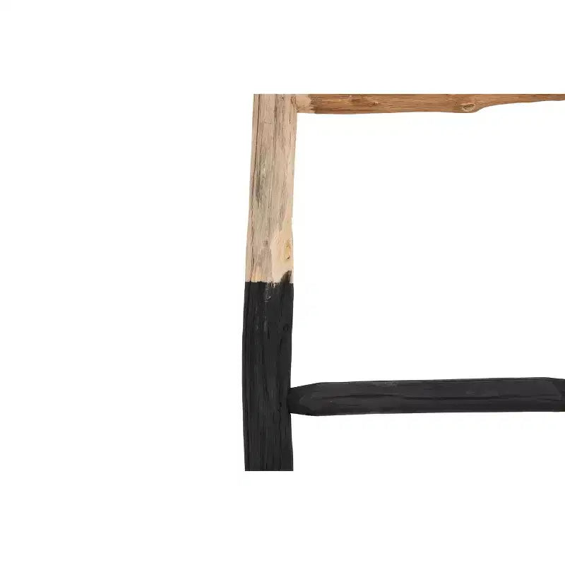 Échelle décorative en bois Storied Home pour couvertures, noire : aucun assemblage requis, accent décoratif, porte-serviettes, cadre en bois, 5 barreaux