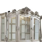 Meuble de rangement décoratif Bently Champagne de 76 po – Acme Furniture : Verre trempé, bois composite, aucun assemblage requis