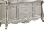 Meuble de rangement décoratif Bently Champagne de 76 po – Acme Furniture : Verre trempé, bois composite, aucun assemblage requis