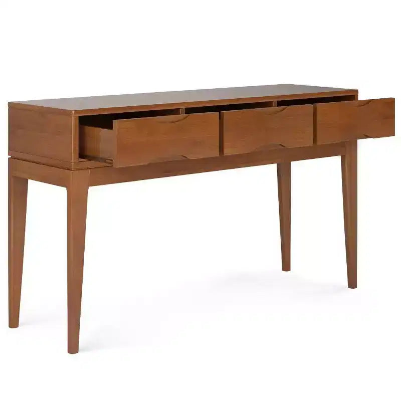 Table console/canapé WyndenHall Pearson en teck brun