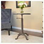 Carolina Living Oslin Restoration Table d'appoint réglable - Industrielle et Table