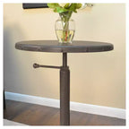 Carolina Living Oslin Restoration Table d'appoint réglable - Industrielle et Table