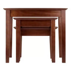 Ensemble de 3 tables gigognes Bradley - Noyer antique - Winsome