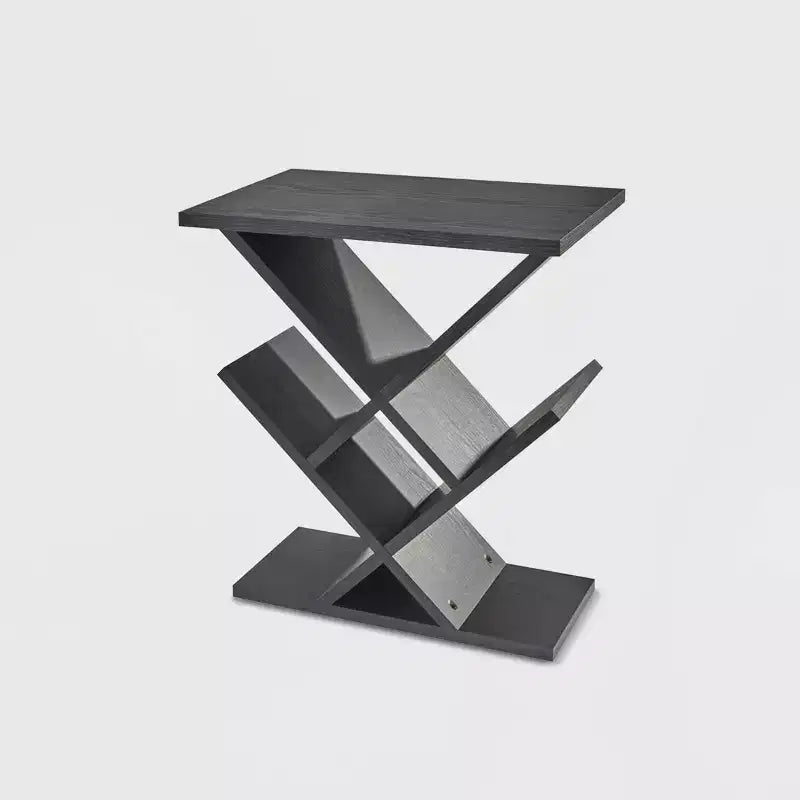 Zig Zag Accent Table Black Walnut - Adesso