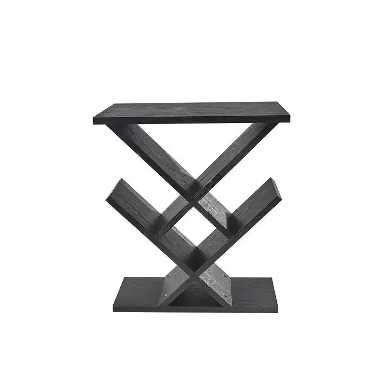 Table d'appoint Zig Zag Noyer Noir - Adesso