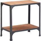 Table d'appoint Overland métal brun/noir - Serta